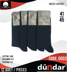 Dündar Likralı Çorap 12 Adet