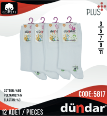 Dündar Likralı Patik Çorap 12 Adet