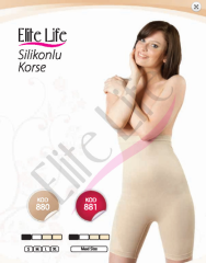 Elite Life Silikonlu Paçalı Korse