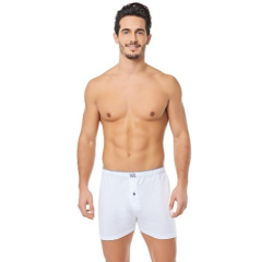 Tutku Erkek Penye Düz Düğmeli Boxer 10'lu