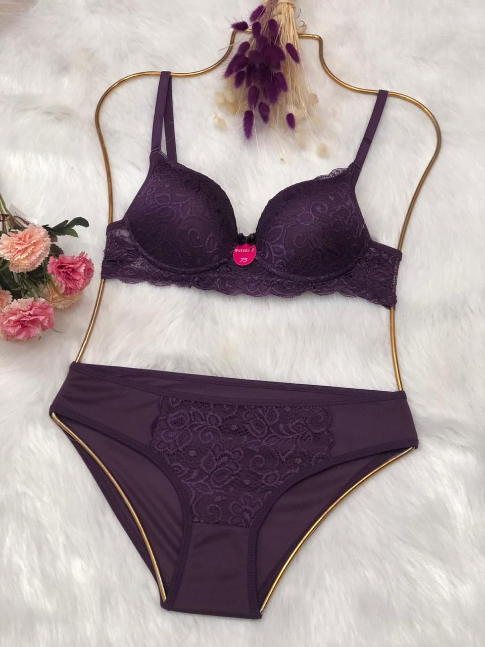 Sade Mor Sütyen Külot Takım 75