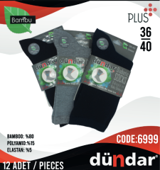Dündar Bambu Diyabetik Çorap 12 Adet