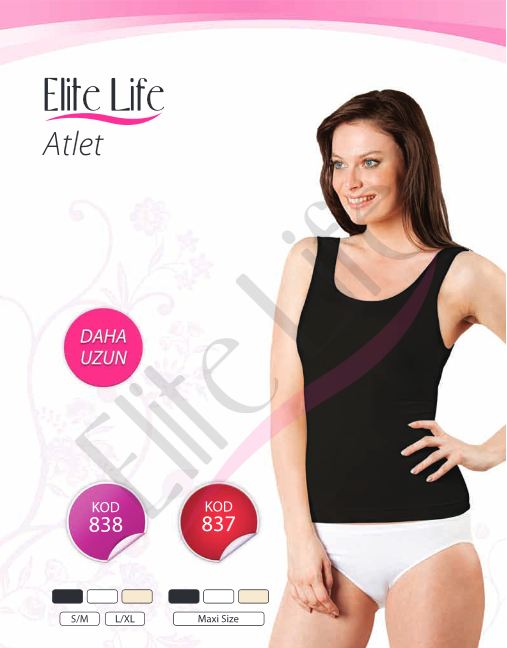 Elite Life Kalın Askılı Uzun Atlet