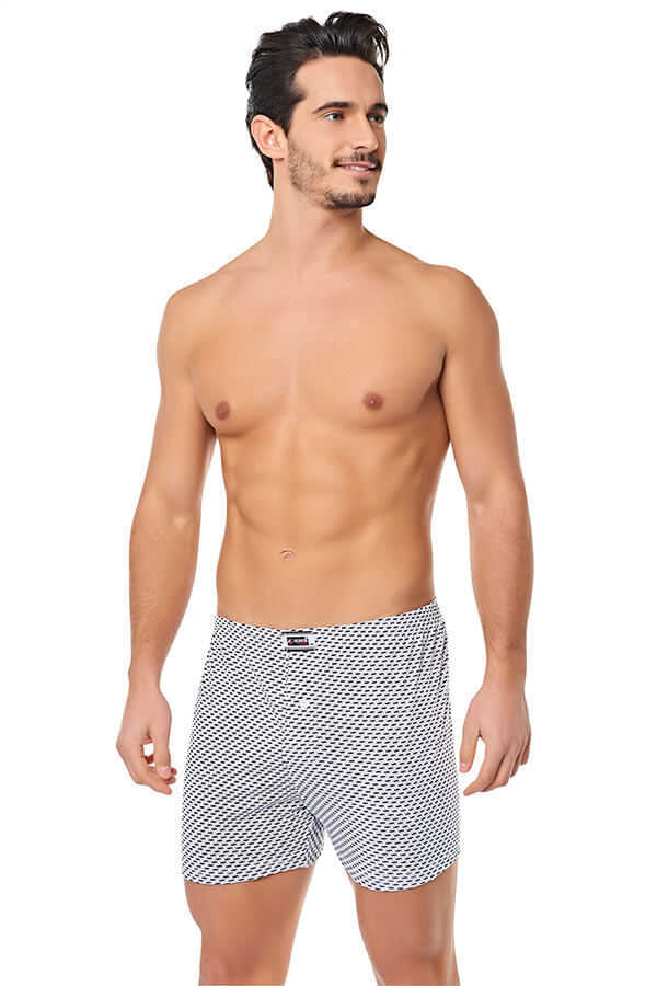 Seher Desenli Erkek Boxer