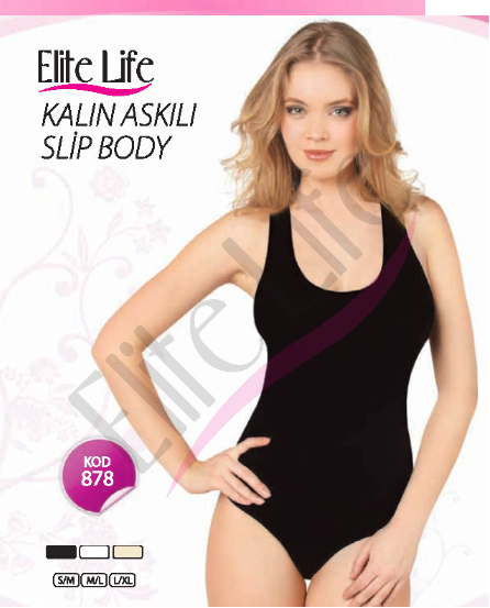 Elite Life Kalın Askılı Slip Body