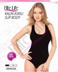Elite Life Kalın Askılı Slip Body