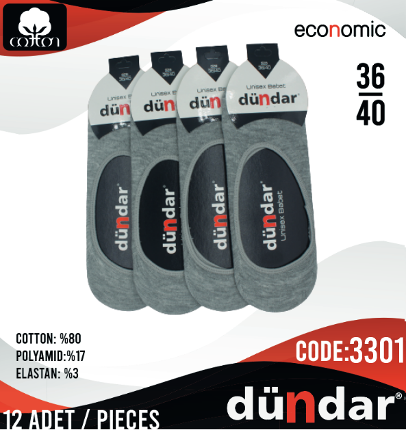 Dündar Lycra Babet Çorap 12 Adet