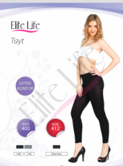 Elite Life Dikişsiz Düz Tayt