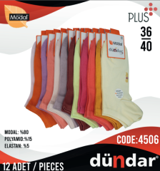 Dündar Modal Patik Çorap 12 Adet