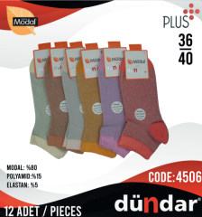 Dündar Modal Patik Çorap 12 Adet