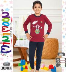 Minimoon Erkek Çocuk İnterlok Pijama Takımı