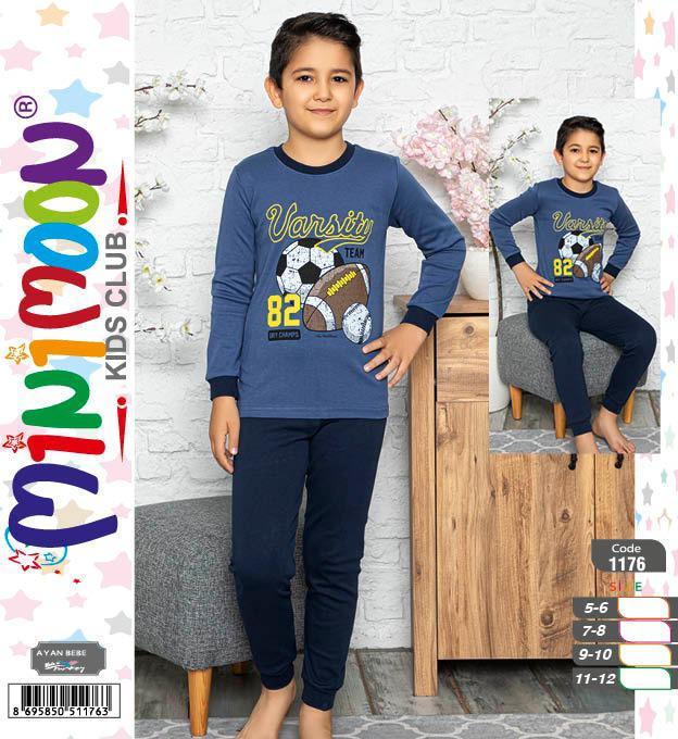 Minimoon Erkek Çocuk İnterlok Pijama Takımı