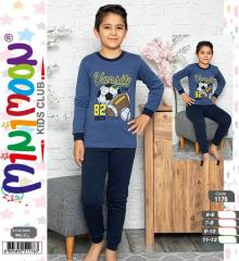 Minimoon Erkek Çocuk İnterlok Pijama Takımı