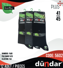 Dündar Bambu Lycra Patik Çorap 12 Adet