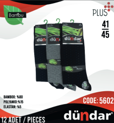 Dündar Bambu Lycra Patik Çorap 12 Adet