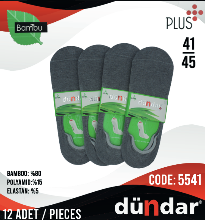 Dündar Bambu Babet Çorap 12 Adet