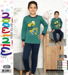 Minimoon Erkek Çocuk İnterlok Pijama Takımı