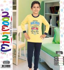 Minimoon Erkek Çocuk İnterlok Pijama Takımı