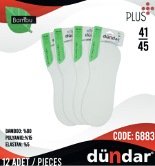 Dündar Bambu Sneaker Çorap 12 Adet