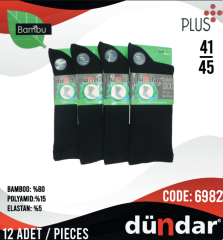 Dündar Bambu Diyabetik Çorap 12 Adet