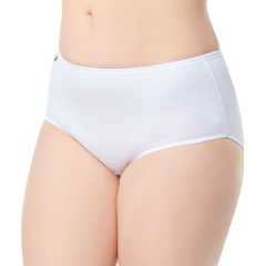 Tutku Beyaz Likralı Bayan Bato Külot 12'lı L-3