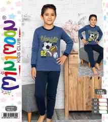 Minimoon Erkek Çocuk İnterlok Pijama Takımı