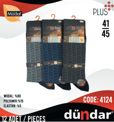 Dündar Modal Likralı Çorap 12 Adet